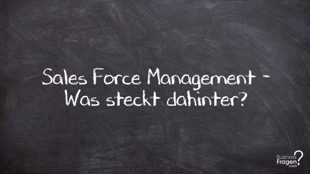 Sales Force Management