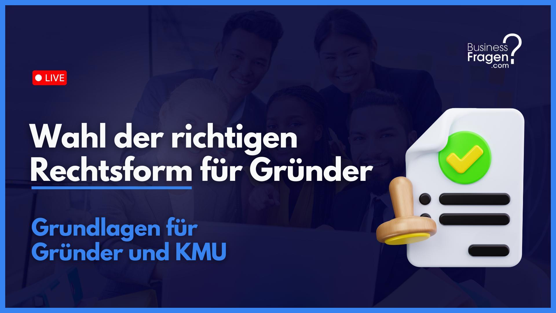 Rechtsform finden